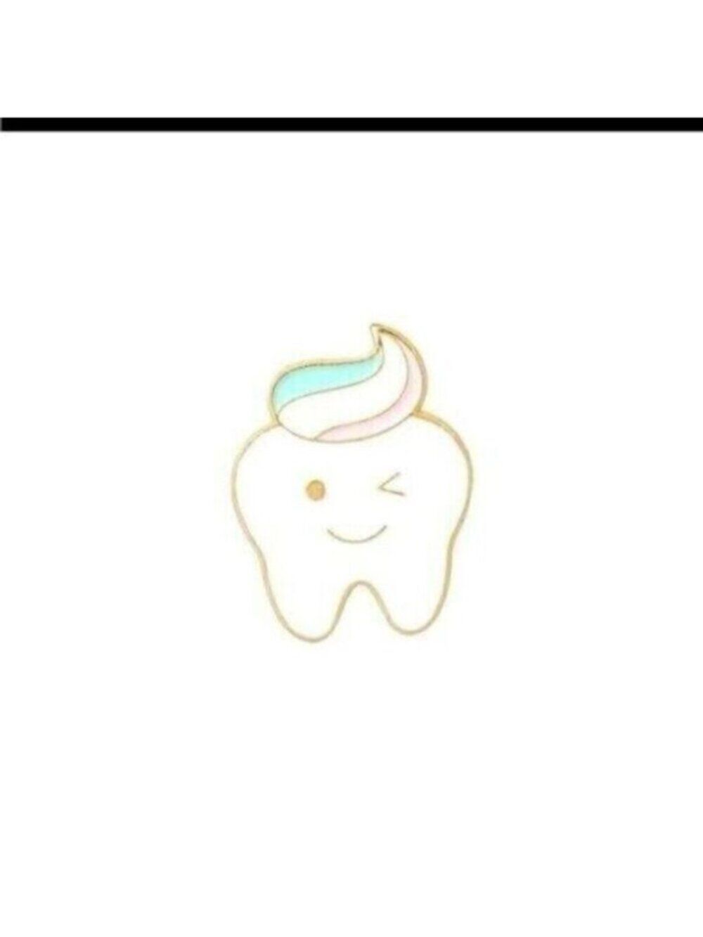 3/20 Tooth Smile Rainbow Enamel Pin